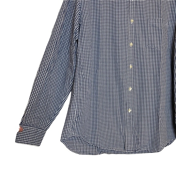 J. Crew Micro Checked long Sleeve Button Down Men’s Shirt Sz XL - Picture 7 of 13